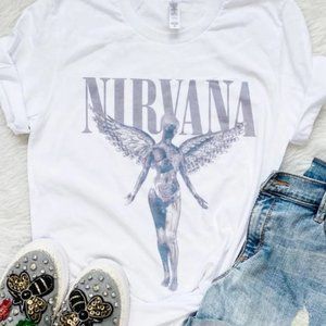 Nirvana Band T-Shirt, Vintage Graphic Tee